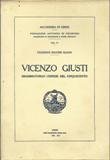 Vicenzo Giusti drammaturgo udinese del Cinquecento