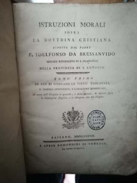 Istruzioni morali sopra la dottrina cristiana I-III