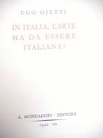 In Italia, l'arte ha da essere italiana?