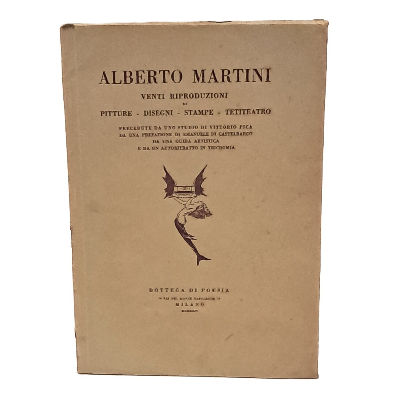 Alberto Martini venti riproduzioni di pitture, disegni, stampe, tetiteatro