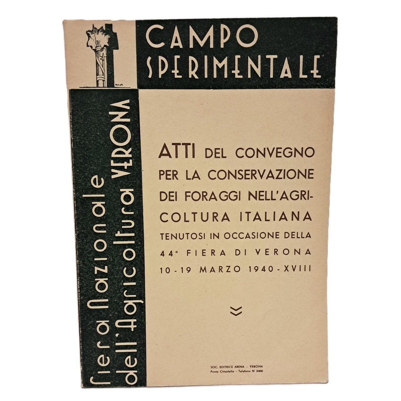 Atti del convegno per la conservazione dei foraggi nell'agricoltura italiana | Immagine principale