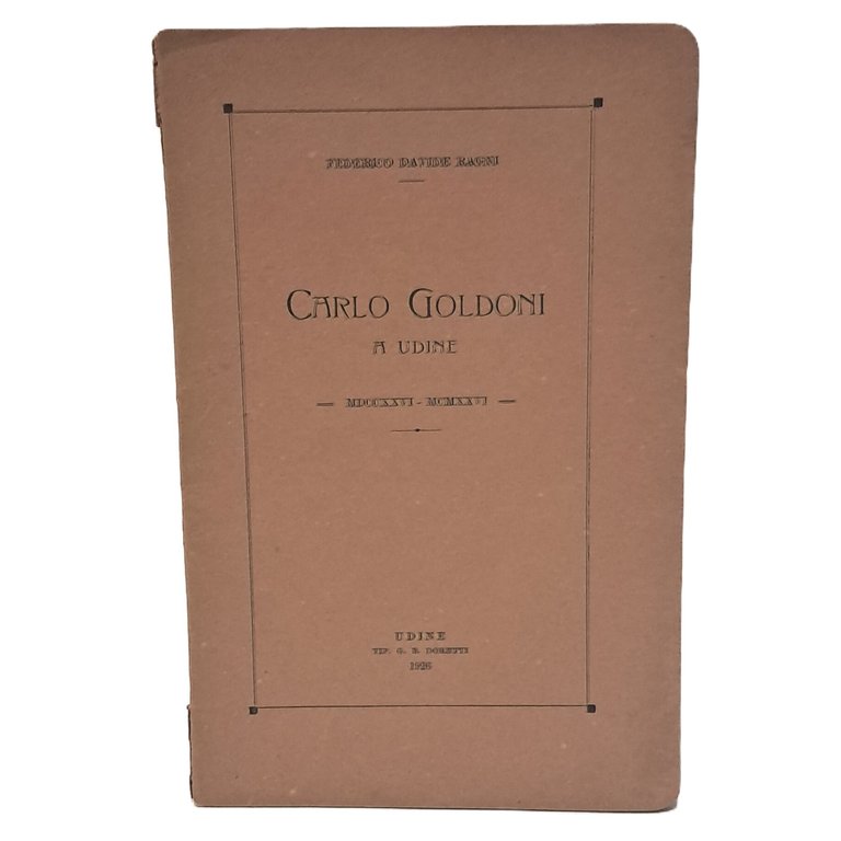 Carlo Goldoni a Udine