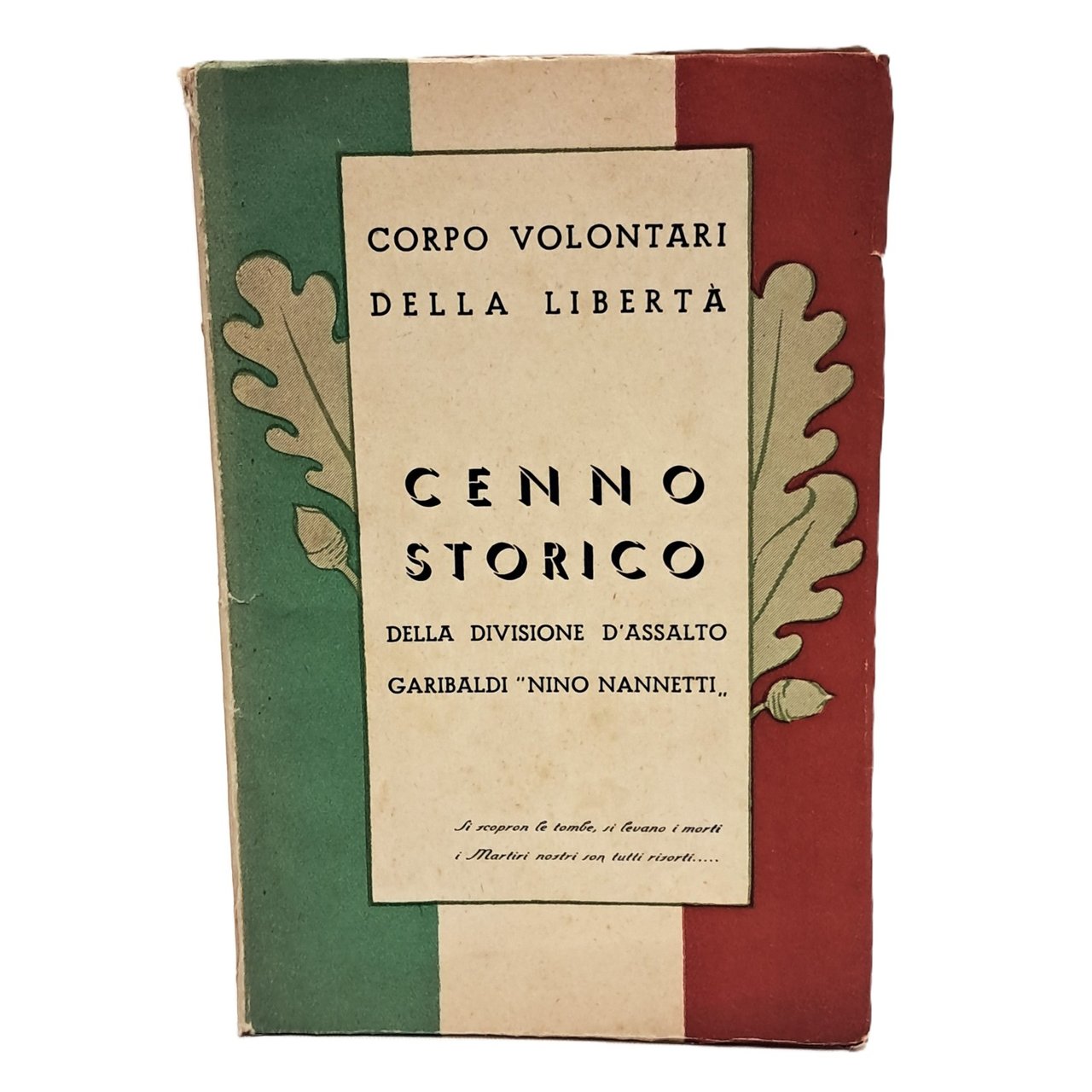 Cenno storico della divisione d'assalto Garibaldi "Nino Nannetti" corpo volontari …