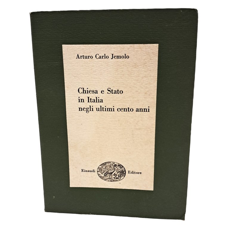 Chiesa e Stato in Italia negli ultimi cento anni