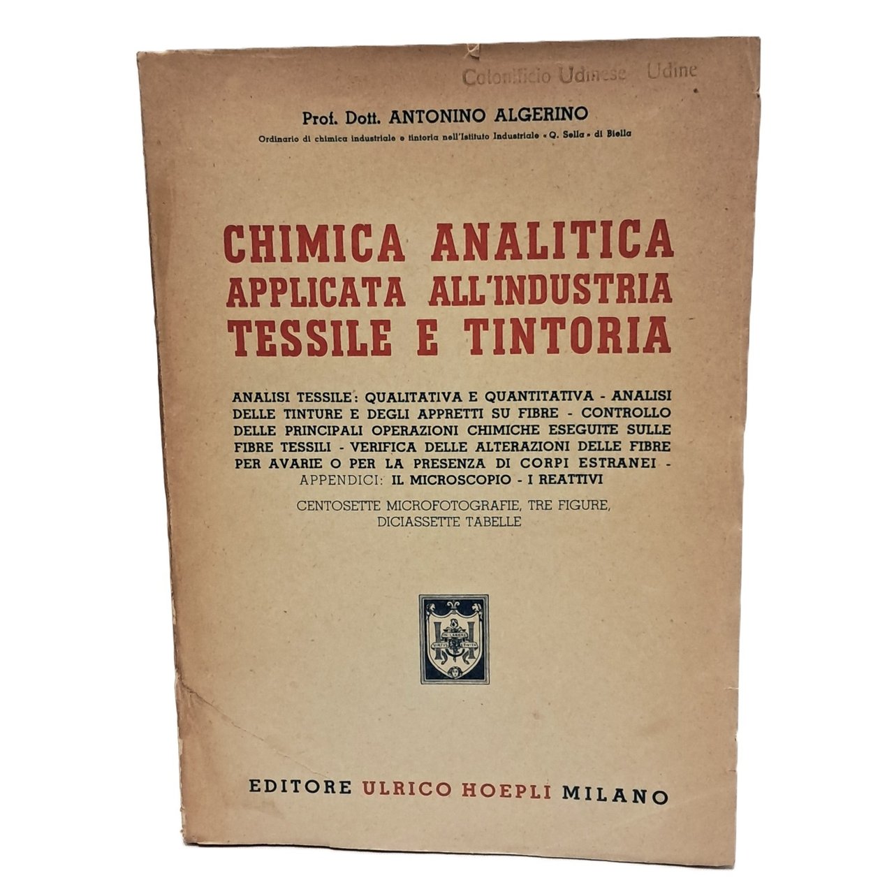 Chimica analitica applicata all'industria tessile e tintoria