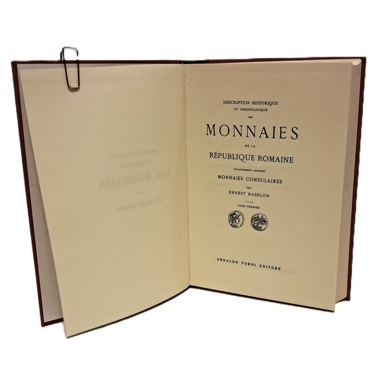 Description historique et chronologique des monnaies de la République romaine …
