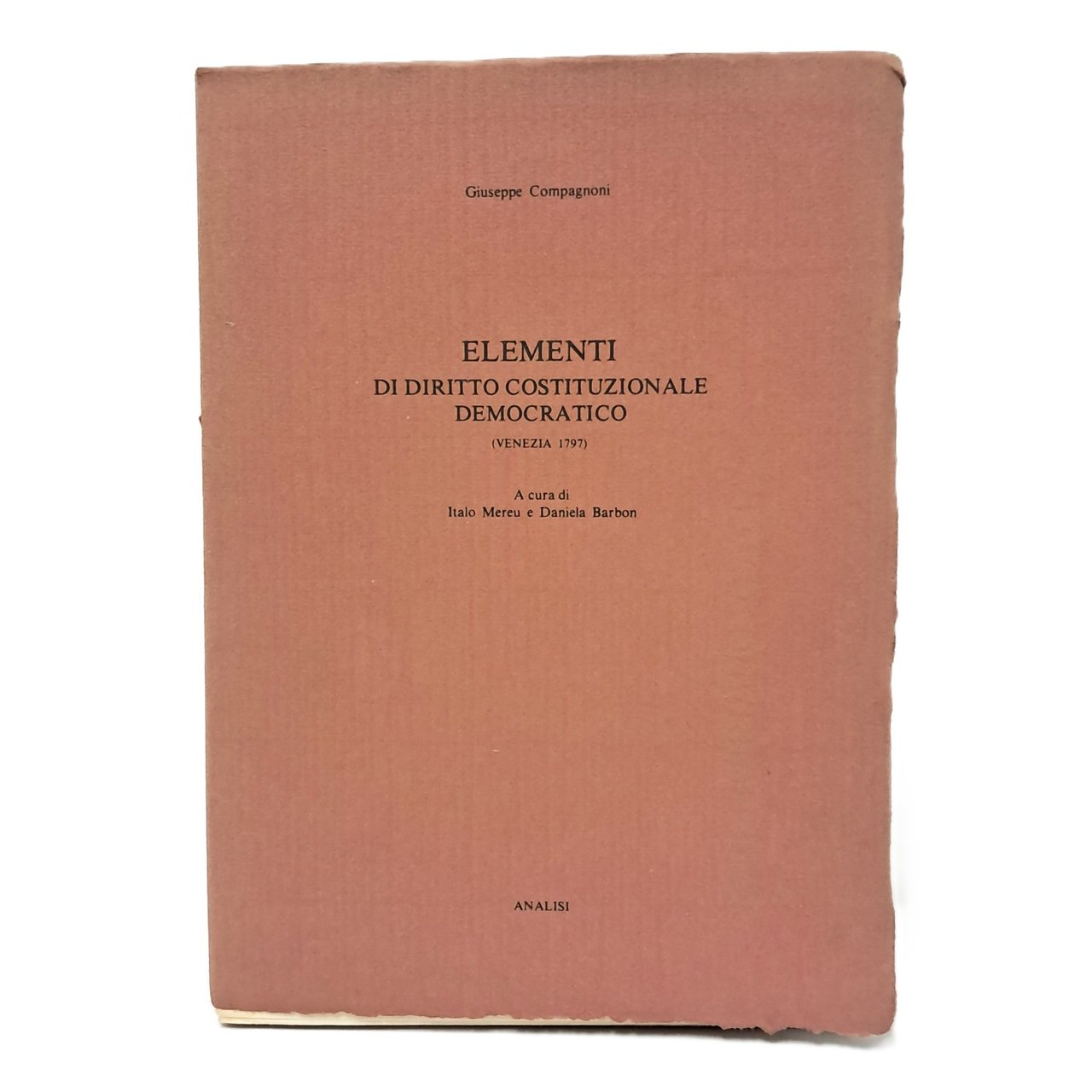 Elementi di diritto costituzionale democratico (Venezia 1797) | Immagine principale