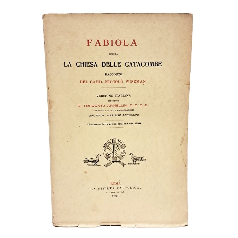 Fabiola ossia la chiesa delle catacombe