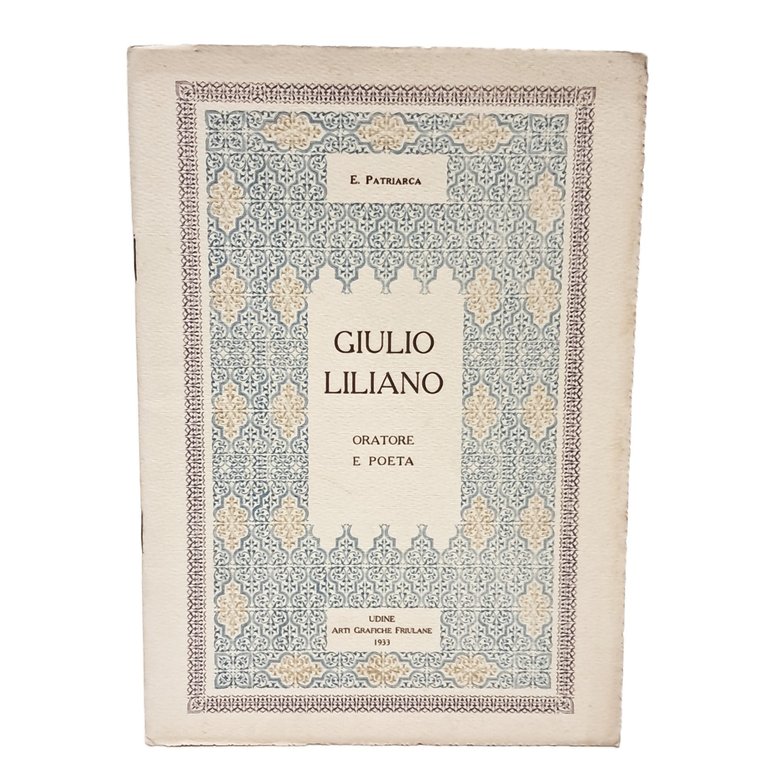 Giulio Liliano oratore e poeta