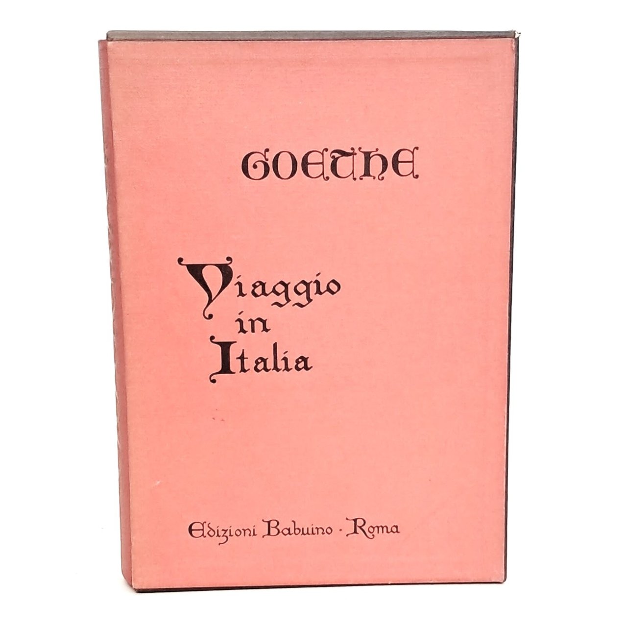 Goethe. Viaggio in Italia