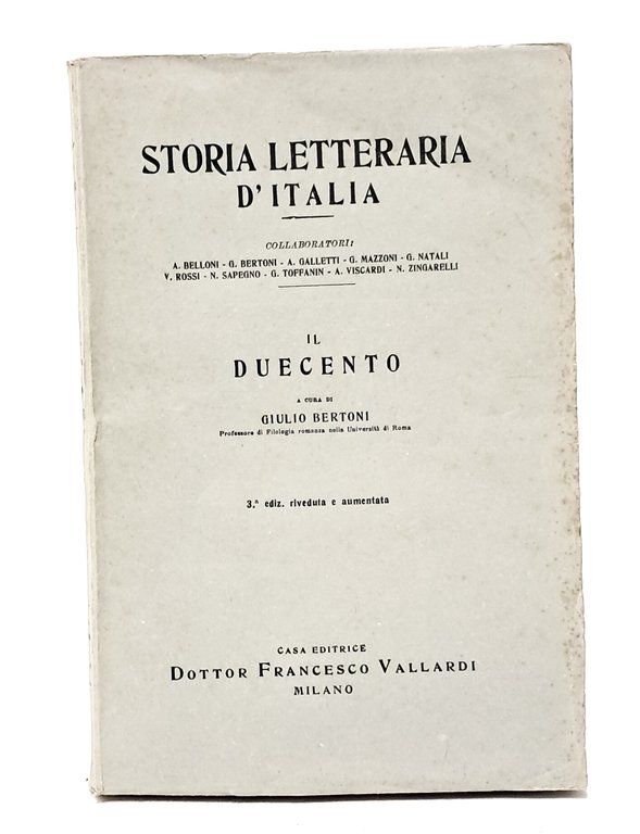 Il Duecento, La vita, i tempi e le opere di …