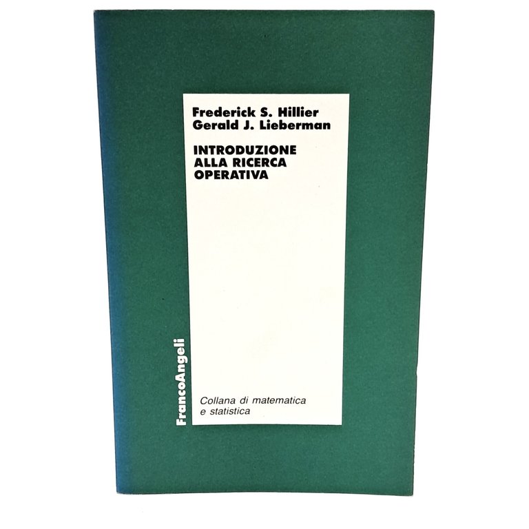 Introduzione alla ricerca operativa