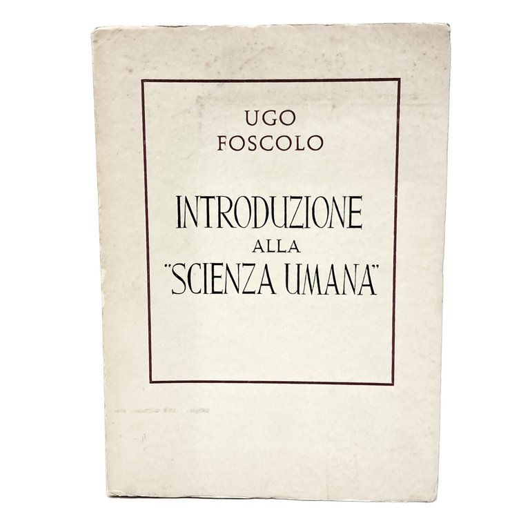 Introduzione alla scienza umana