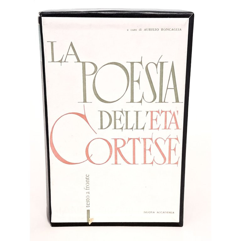 La poesia dell'età cortese