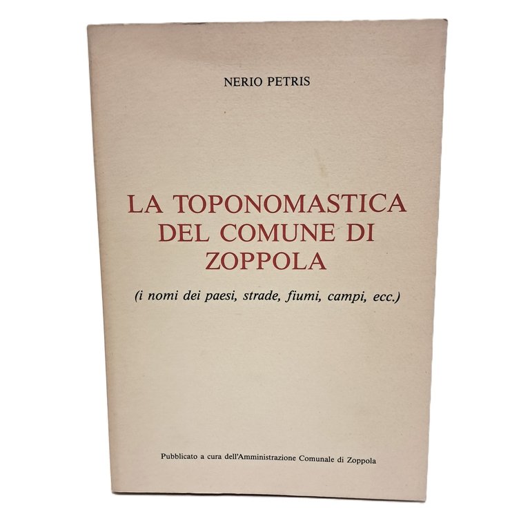 La toponomastica del comune di Zoppola