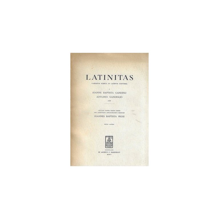 Latinitas variorum scripta in latinum conversa