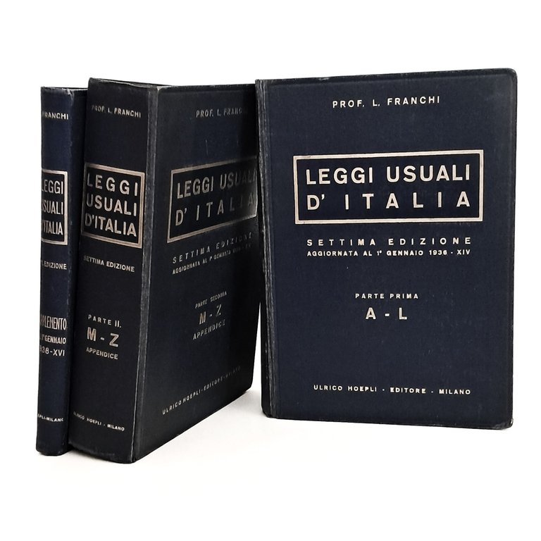 Leggi usuali d'Italia I-III