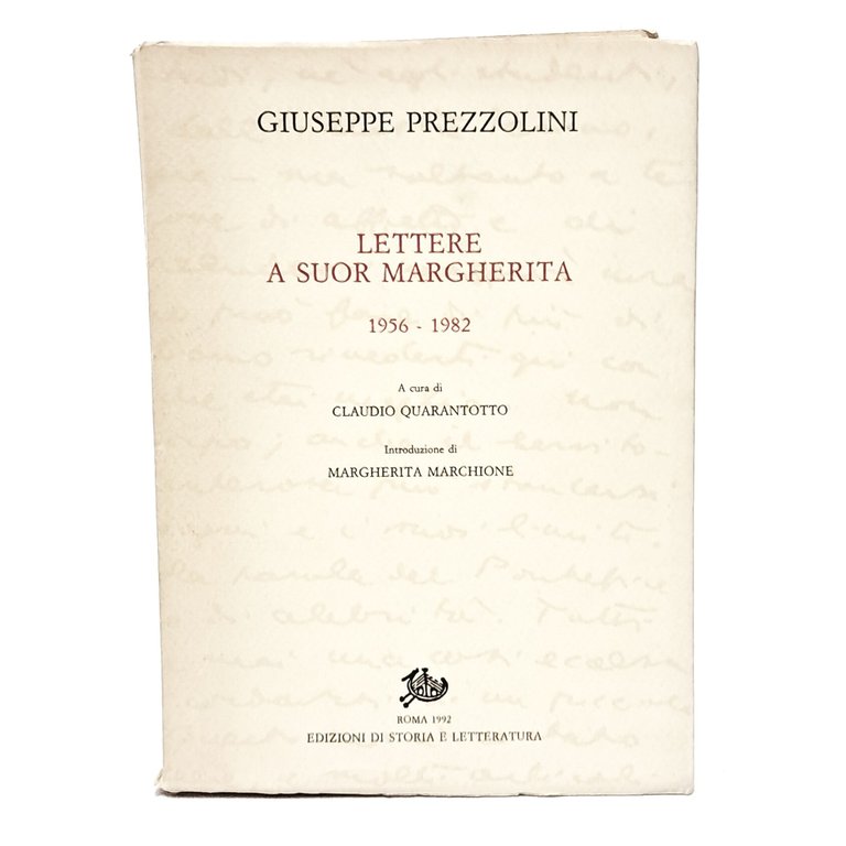 Lettere a Suor Margherita 1956-1982