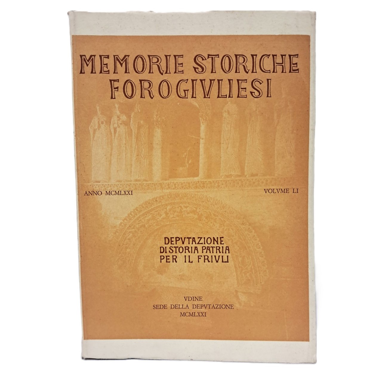 Memorie Storiche Forogiuliesi volume LI | Immagine principale