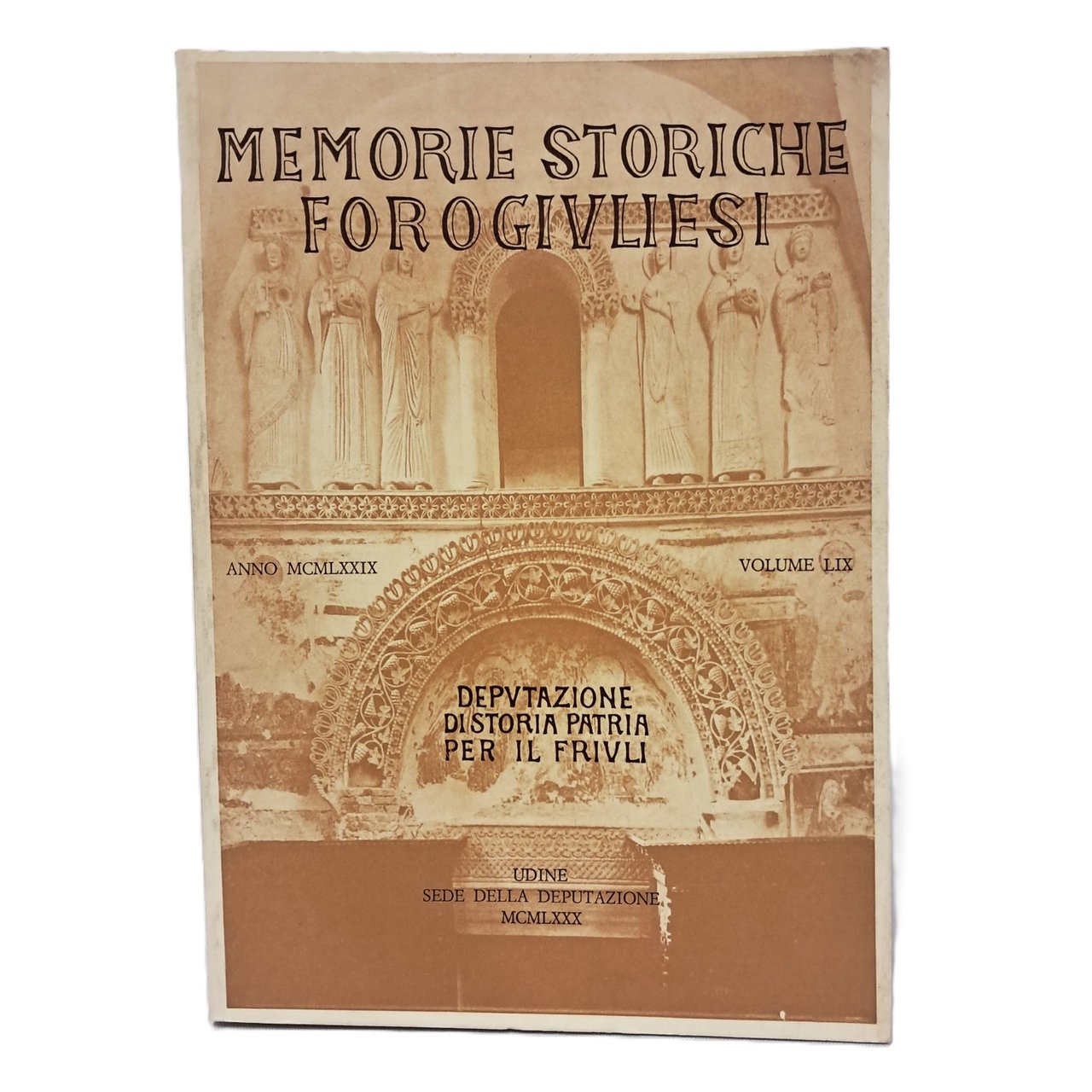 Memorie Storiche Forogiuliesi volume LIX | Immagine principale