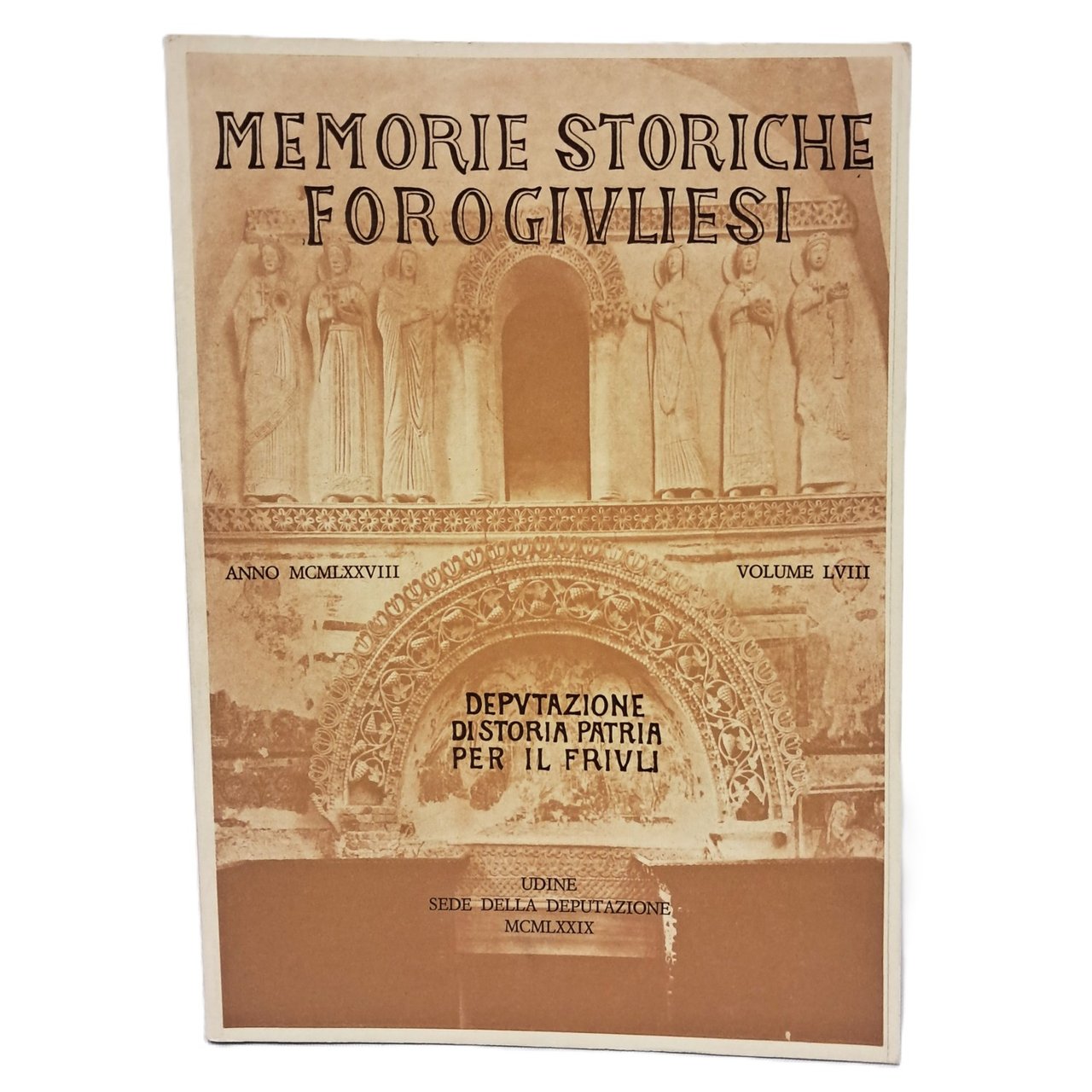 Memorie Storiche Forogiuliesi volume LVIII | Immagine principale