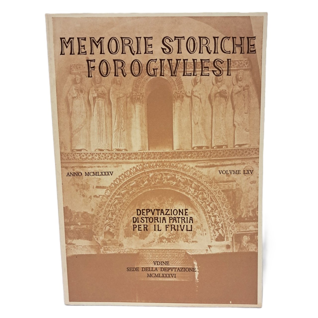 Memorie Storiche Forogiuliesi volume LXV | Immagine principale