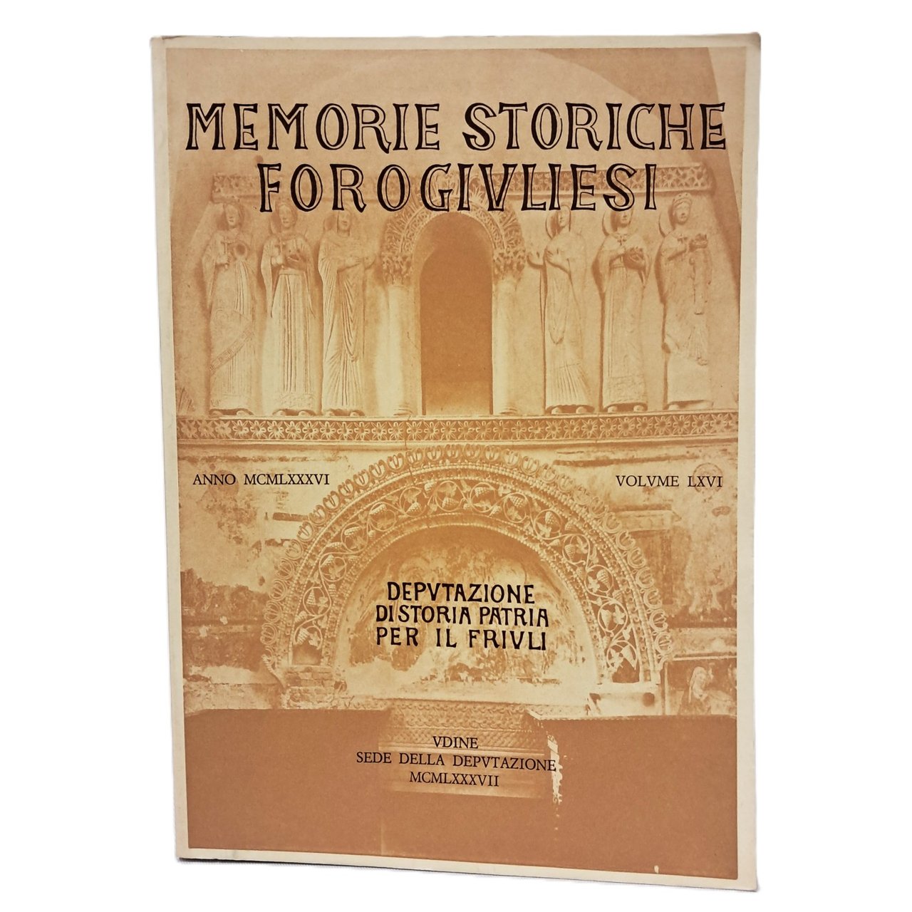 Memorie Storiche Forogiuliesi volume LXVI | Immagine principale