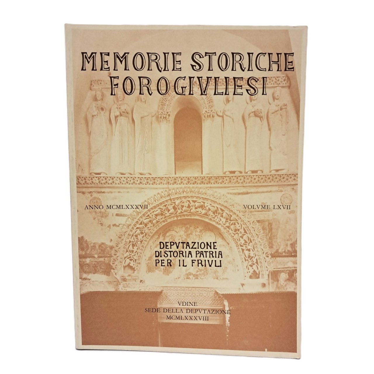 Memorie Storiche Forogiuliesi volume LXVII | Immagine principale