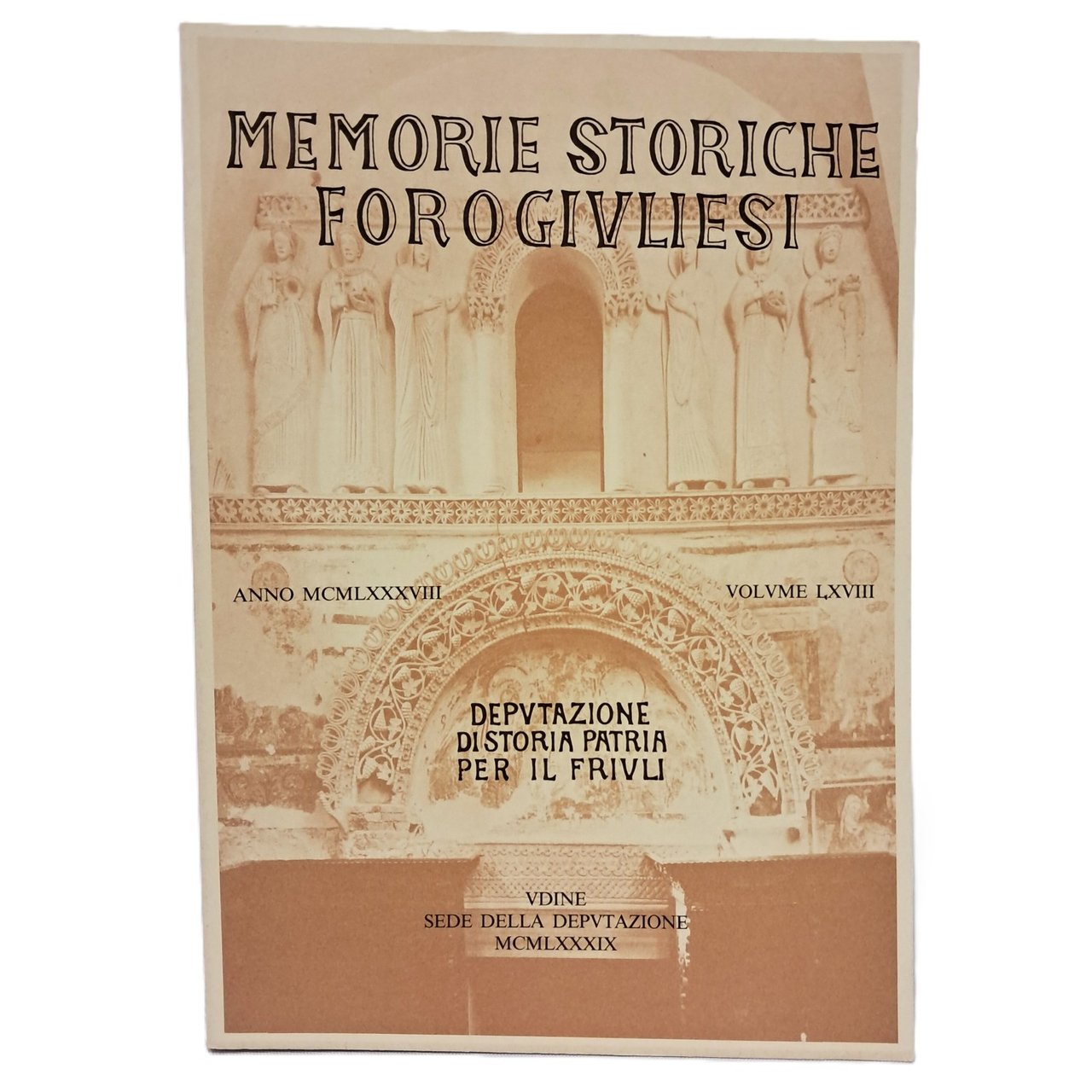 Memorie Storiche Forogiuliesi volume LXVIII | Immagine principale