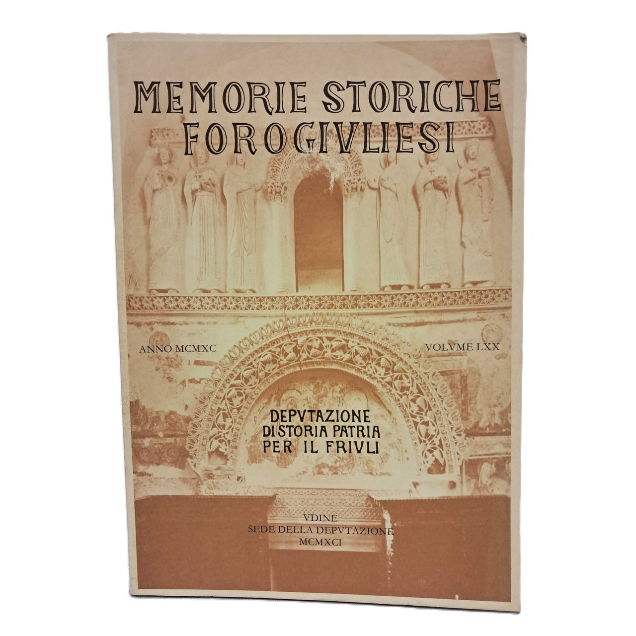 Memorie Storiche Forogiuliesi volume LXX | Immagine principale