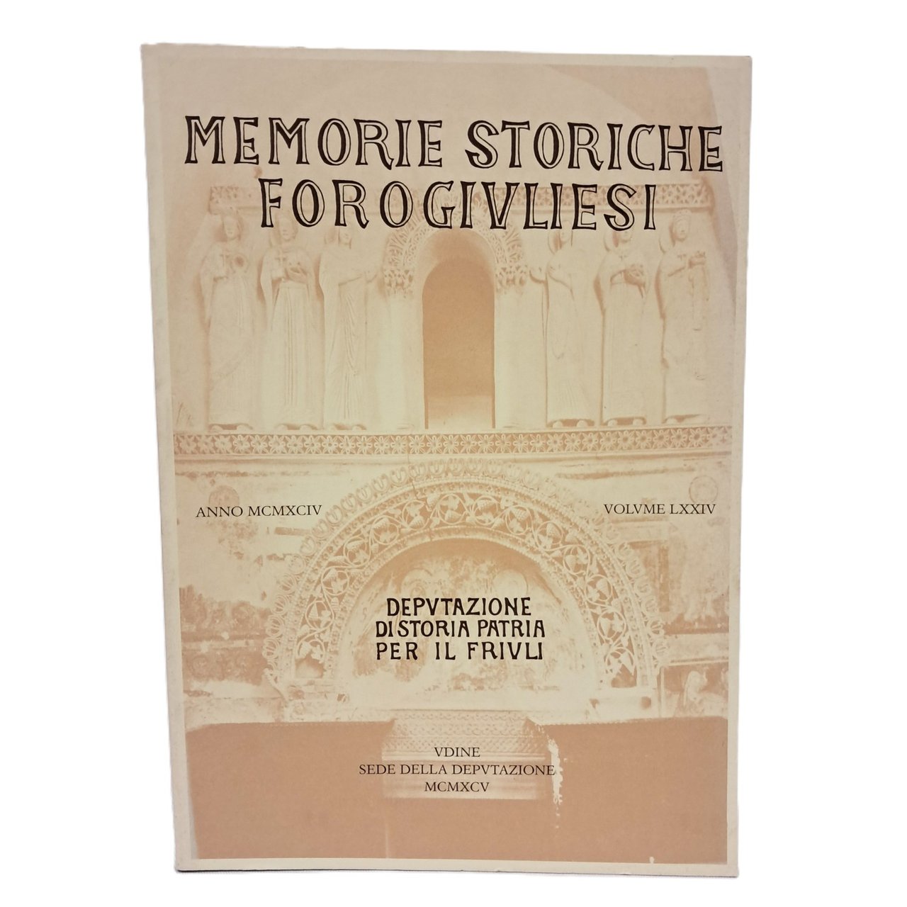 Memorie Storiche Forogiuliesi volume LXXIV | Immagine principale