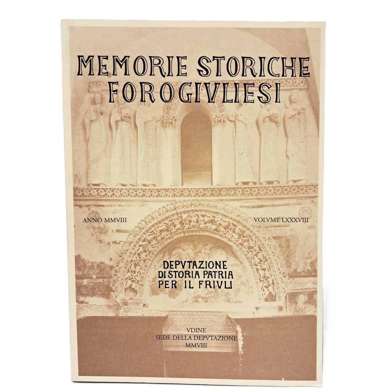 Memorie Storiche Forogiuliesi volume LXXXVIII | Immagine principale