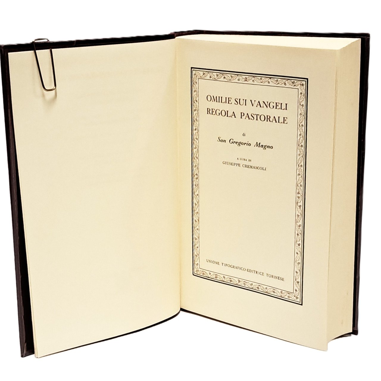 Omilie sui vangeli regola pastorale di San Gregorio Magno