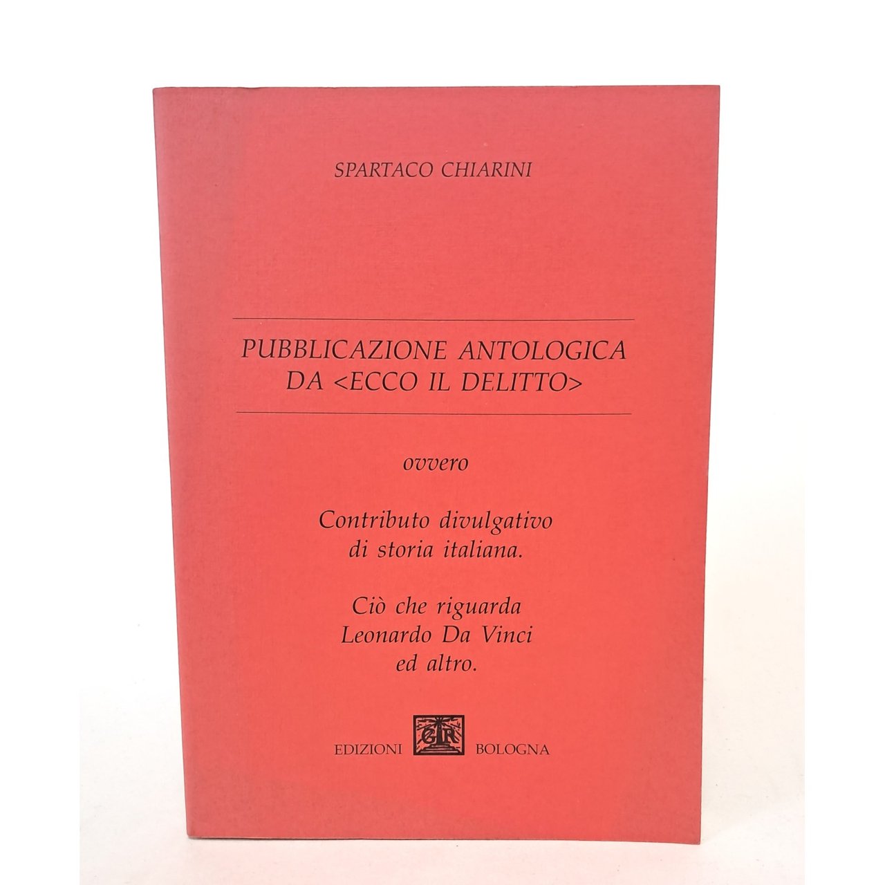 Pubblicazione antologica da "ecco il delitto"
