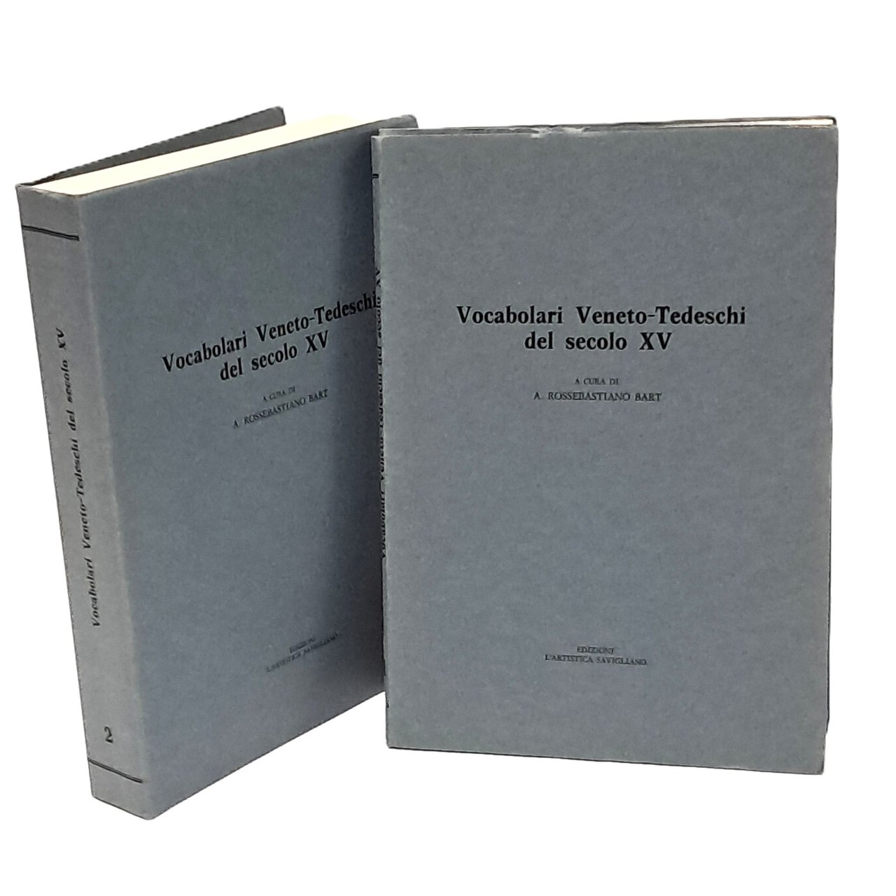 Vocabolari veneto-tedeschi del secolo XV I-III