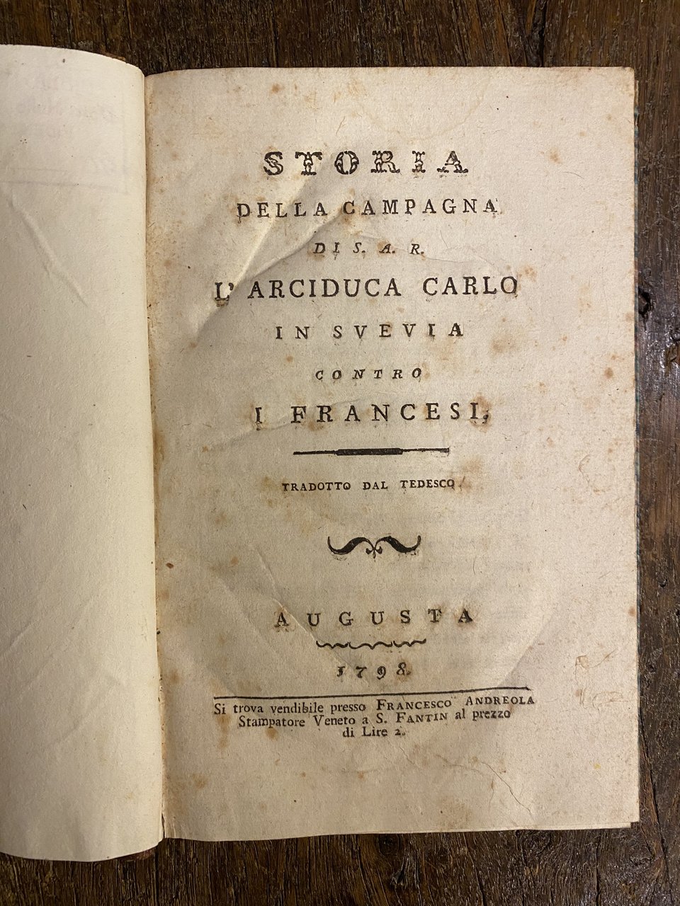 Storia della campagna di S. A. R. l'arciduca Carlo in …