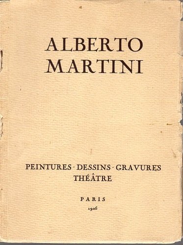 Alberto Martini 26 reproductions de peintures dessins et gravures precedees …