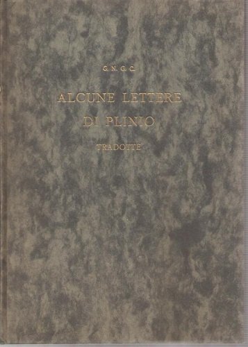 ALCUNE LETTERE DI PLINIO