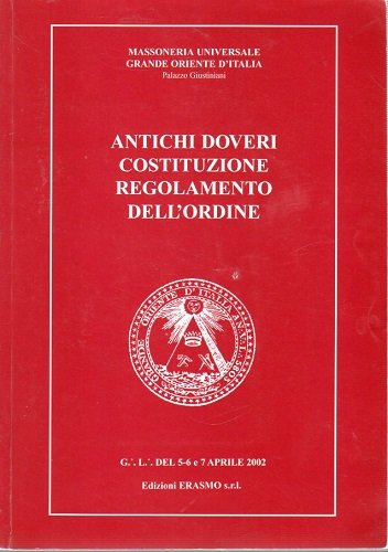 Antichi doveri costituzione regolamento dell'ordine