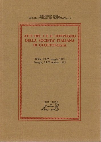 Atti del I e II convegno della società italiana di …