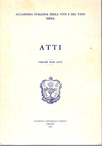 Atti volume XXXI 1979