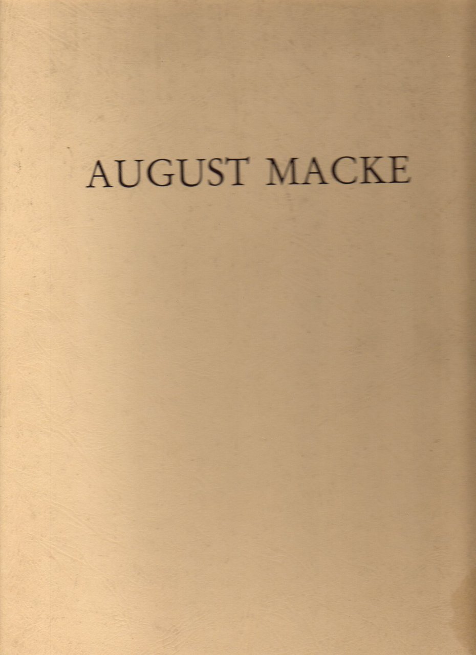 August Macke collana diretta da Maurizio Scudiero