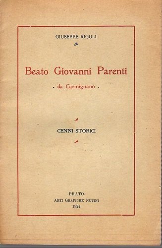 Beato Giovanni Parenti da Carmignano