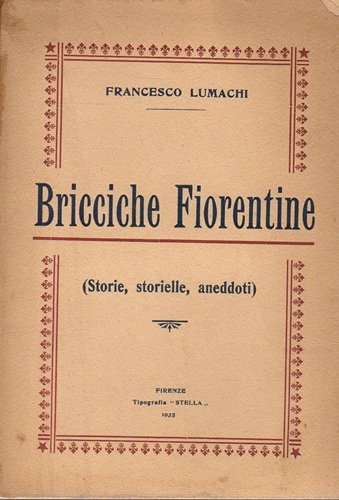 Bricciche fiorentine storie storielle aneddoti | Immagine principale
