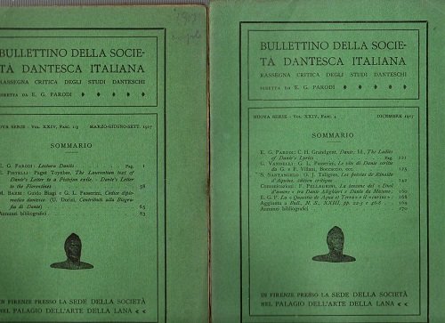 Bullettino della società dantesca italiana rassegna critica degli studi danteschi …