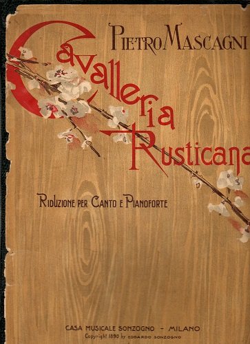 CAVALLERIA RUSTICANA Canto e piano