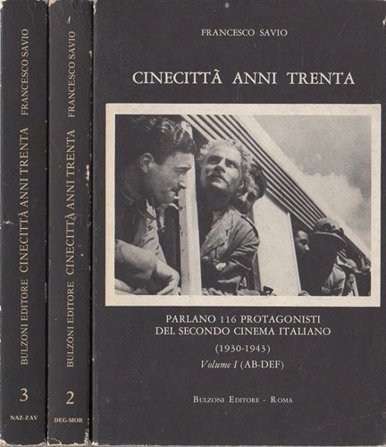 Cinecittà anni trenta parlano 116 protagonisti del secondo cinema italiano … | Immagine principale