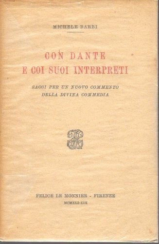 Con Dante e coi suoi interpreti saggi per un nuovo …