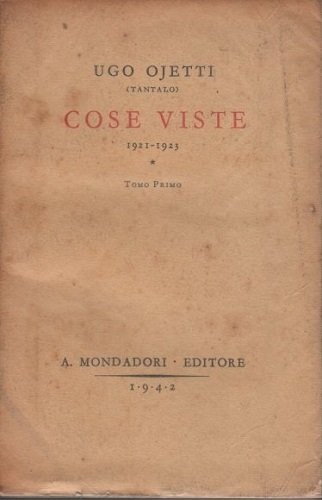 COSE VISTE 1921-1923