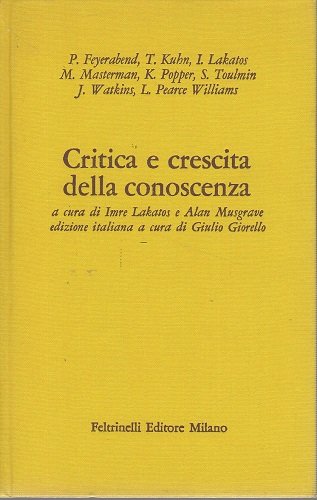 Critica e crescita della conoscenza